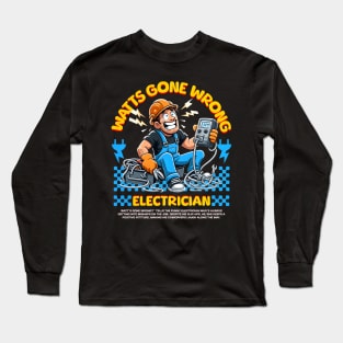 Funny Electrician Long Sleeve T-Shirt